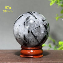 Load image into Gallery viewer, Natural Black Tourmaline Sphere for Healing