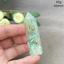 Load image into Gallery viewer, 1PC Natural Rare Green Emerald Crystal Obelisk for Healing