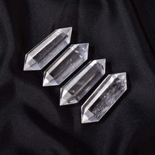 Load image into Gallery viewer, 1PC Natural Clear Quartz Double Point Healing Crystal