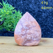 Load image into Gallery viewer, 1PC Natural Rare Pink Agate Geode Crystal Free Form Torch Specimen Home Decor