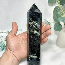 Load image into Gallery viewer, 1PC Large Natural Astrophyllite Obelisk for Healing
