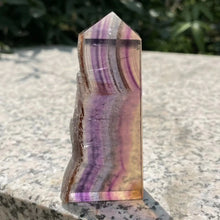 Load image into Gallery viewer, 1PC Natural Fluorite Crystal Polished Obelisk for Healing