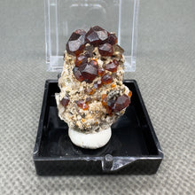 Load image into Gallery viewer, Natural Florescent Hyalite and Garnet Symbiosis Mineral Specimen