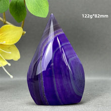 Load image into Gallery viewer, 1PC Natural Mineral Purple Agate Crystal Free Form Torch Home Decor