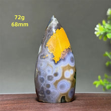 Load image into Gallery viewer, 1PC Natural Marine Jasper Free Form Torch Mineral Specimen Home Decor