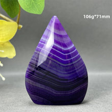 Load image into Gallery viewer, 1PC Natural Mineral Purple Agate Crystal Free Form Torch Home Decor