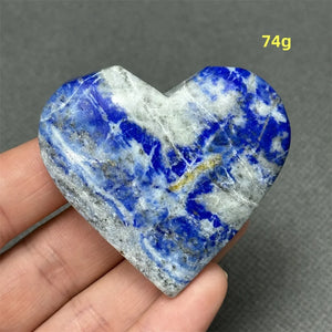 Lapis Lazuli Polished Heart Stone