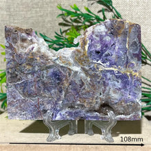 Load image into Gallery viewer, Druzy Sphalerite Crystal Slab Display – Natural Mineral Specimen Slice with Stand for Collection &amp; Home Decor