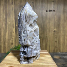 Load image into Gallery viewer, Natural Sphalerite Skull Carving Mineral Specimen