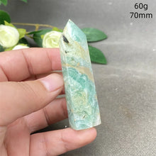 Load image into Gallery viewer, 1PC Natural Rare Green Emerald Crystal Obelisk for Healing