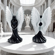 Load image into Gallery viewer, 1PC Black Obsidian Angel Stone Statue Home Decor