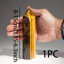 Load image into Gallery viewer, Natural Tigers Eye Stone Obelisk for Healing