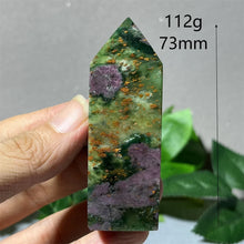 Load image into Gallery viewer, 1PC Natural Ruby Zoisite Emerald Mineral Obelisk for Healing