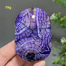 Load image into Gallery viewer, 1PC Natural Dragon Pattern Agate Palm Stone Polished