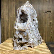 Load image into Gallery viewer, Natural Sphalerite Skull Carving Mineral Specimen