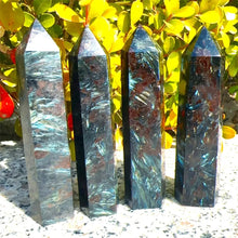 Load image into Gallery viewer, 1PC Large Natural Astrophyllite Obelisk for Healing