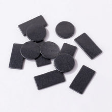 Load image into Gallery viewer, 5PCS Natural Shungite EMF Protection Stickers – Raw Crystal Phone Shields for Mobile Devices