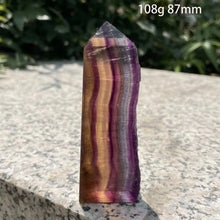 Load image into Gallery viewer, 1PC Natural Fluorite Crystal Polished Obelisk for Healing