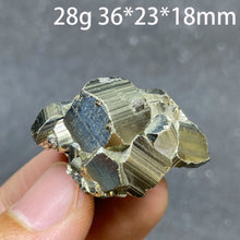 Load image into Gallery viewer, 1PC Natural Raw Pyrite Crystal Mineral Specimen with Quartz for Healing
