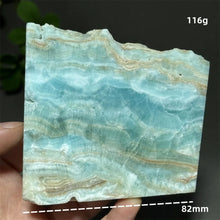 Load image into Gallery viewer, Natural Hemimorphite Mineral Raw Crystal Slice Home Decor