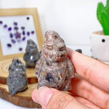 Load image into Gallery viewer, 1PC Yooperlite Clown Figurine-UV Fluorescent Stone