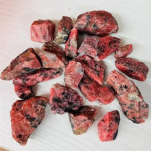Load image into Gallery viewer, Natural Rhodonite Crystal Specimen – Pink &amp; Black Mineral Stone for Collection &amp; Home Decor