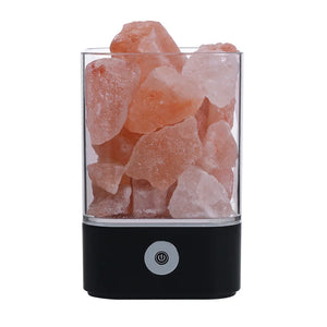 Himalayan Salt Lamp Night Light Negative Ion Air Purification Sleep Aid