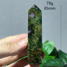 Load image into Gallery viewer, 1PC Natural Ruby Zoisite Emerald Mineral Obelisk for Healing