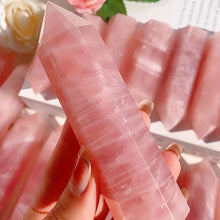 Load image into Gallery viewer, 1PC Natural Rose Quartz Crystal Obelisk for Healing