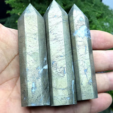 Load image into Gallery viewer, 1PC Natural Pyrite Polished Obelisk for Healing