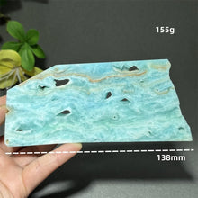 Load image into Gallery viewer, Natural Hemimorphite Mineral Raw Crystal Slice Home Decor