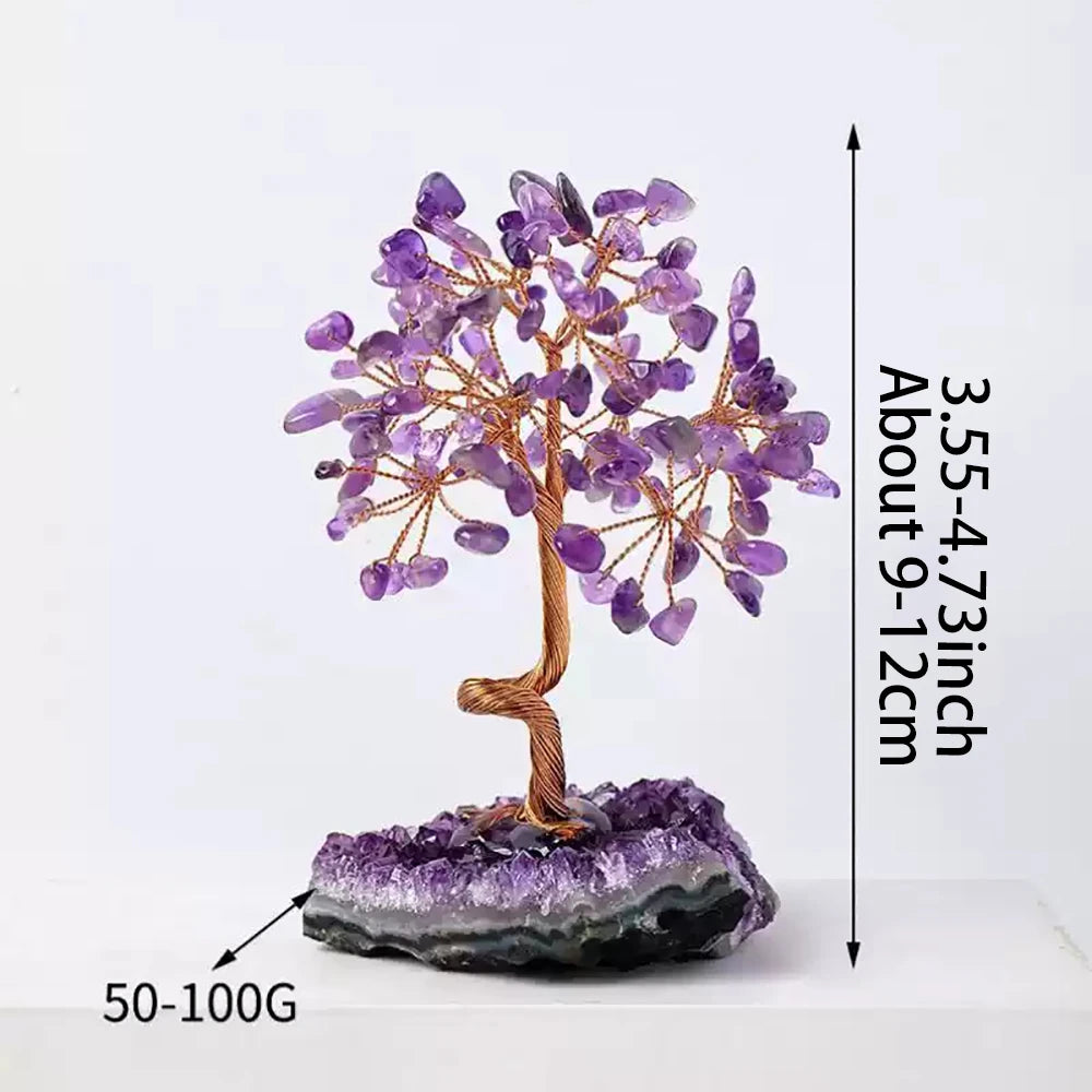 Amethyst Crystal Gemstone Tree