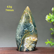 Load image into Gallery viewer, 1PC Natural Marine Jasper Free Form Torch Mineral Specimen Home Decor
