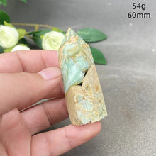 Load image into Gallery viewer, 1PC Natural Rare Green Emerald Crystal Obelisk for Healing