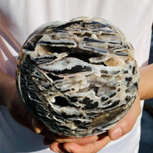 Load image into Gallery viewer, Natural Sphalerite Sphere Crystal Geode for Healing