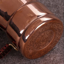 Load image into Gallery viewer, Handcrafted Pure Copper Mug Weave Handle Thickened