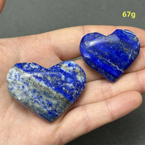 Lapis Lazuli Polished Heart Stone