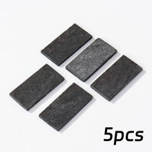 Load image into Gallery viewer, 5PCS Natural Shungite EMF Protection Stickers – Raw Crystal Phone Shields for Mobile Devices