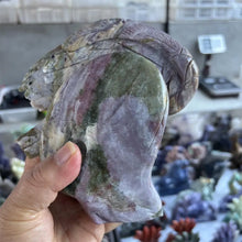 Load image into Gallery viewer, 1PC Natural Quartz Ocean Jasper Eagle Carving Home Decor