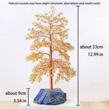 Load image into Gallery viewer, 1PC Natural Lapis lazuli Crushed Citrine Money Tree