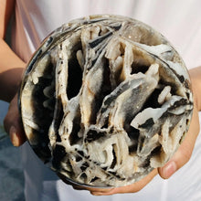 Load image into Gallery viewer, Natural Sphalerite Sphere Crystal Geode for Healing