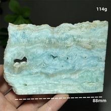 Load image into Gallery viewer, Natural Hemimorphite Mineral Raw Crystal Slice Home Decor