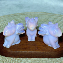 Load image into Gallery viewer, Pink Opalite Unicorn Crystal Carving – Hand-Carved Freeform Gemstone Figurine for Home Decor &amp; Gift