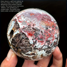 Load image into Gallery viewer, 1PC Natural Money Agate Sphere Home Decor