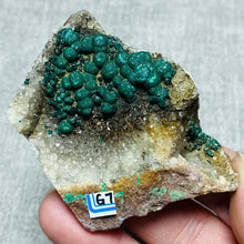 Load image into Gallery viewer, Natural Spherical Malachite Crystal Cluster – Raw Mineral Specimen for Collection &amp; Home Decor