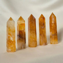 Load image into Gallery viewer, 1PC Golden Healer Quartz Obelisk for Healing