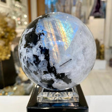 Load image into Gallery viewer, 1PC Moonstone Sphere with Unique Polishing for Healing