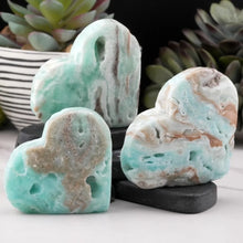 Load image into Gallery viewer, 1PC Natural Hemimorphite Heart-Shaped Mineral Specimen