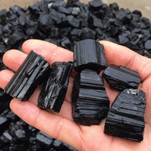 Load image into Gallery viewer, 1PC 10-1000g Natural Black Tourmaline Raw Mineral Specimen