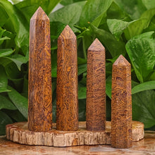 Load image into Gallery viewer, 1PC Natural Calligraphy Stone Polished Point Obelisk for Healing